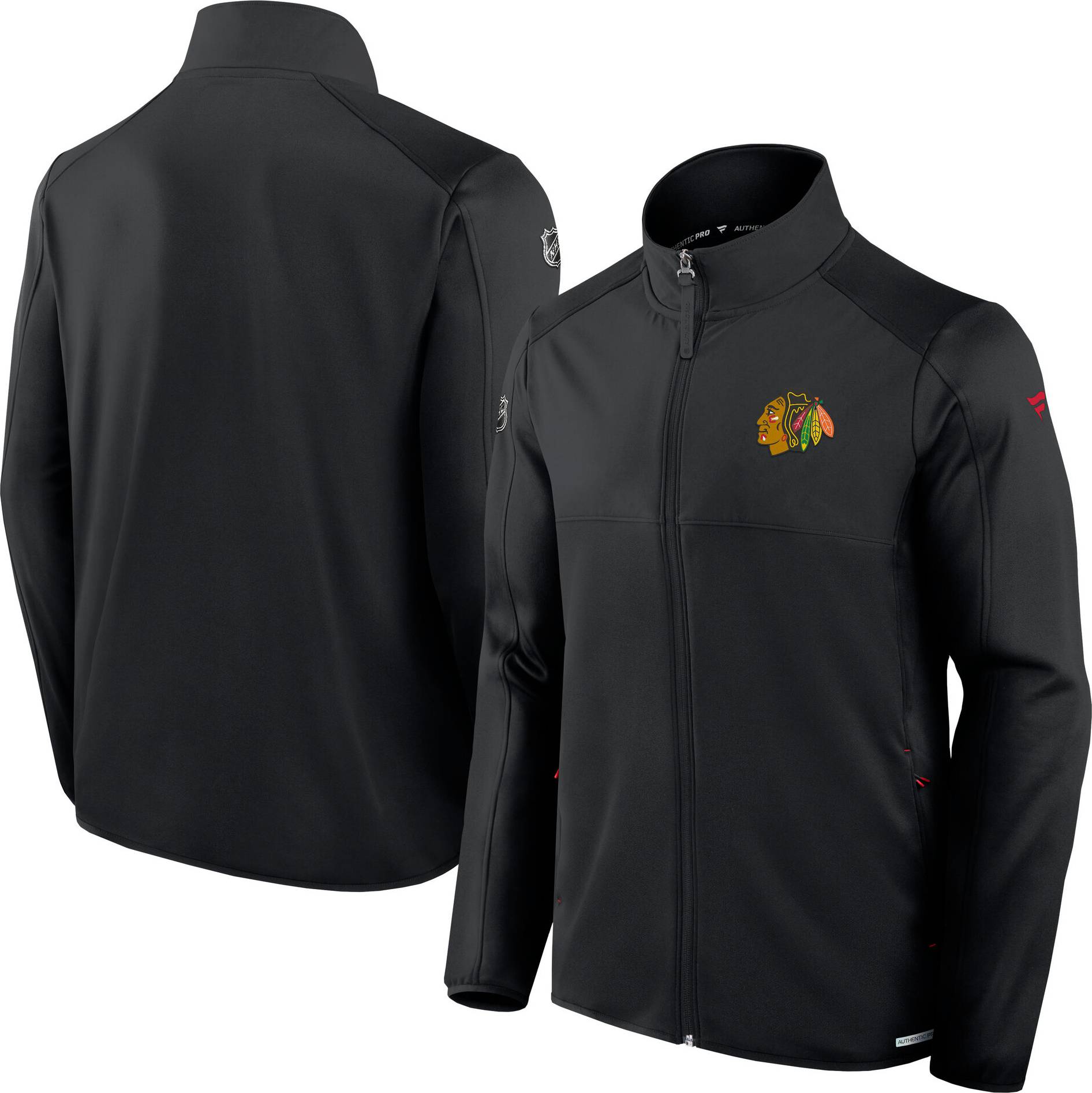 Fanatics Authentic Pro Rink Full-Zip Fleece Jacket - Mens