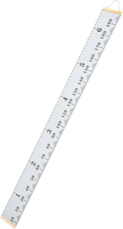 Height Measuring Ruler Chart Gray
