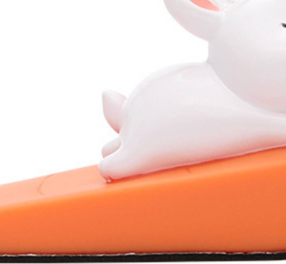 Cute Rabbit Door Stopper PVC Soft Plastic 100g