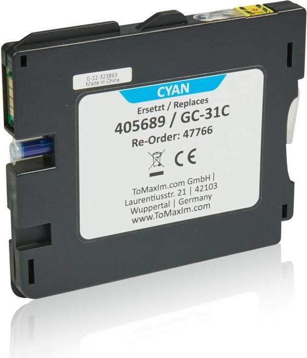 Cartouche Compatible Ricoh GC-31C - Cyan
