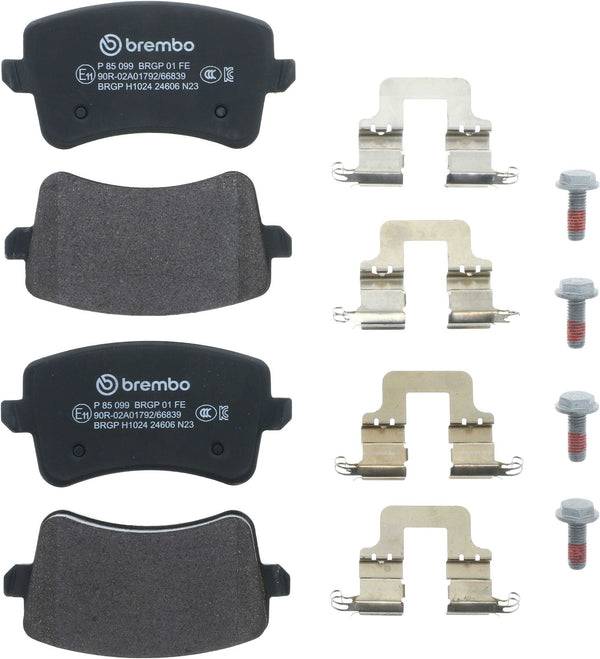 Brembo Low-Met Rear Disc Brake Pad Set - P85099