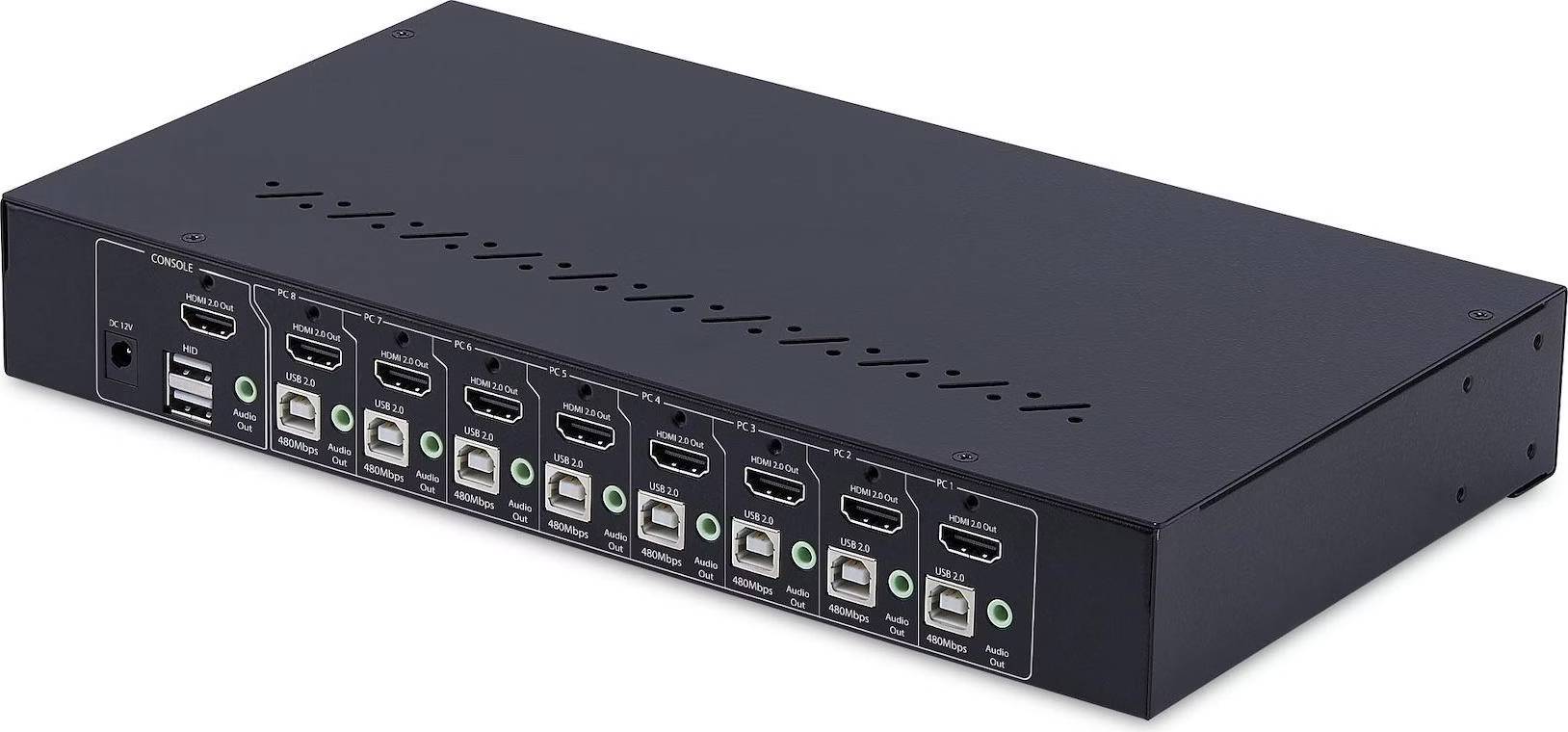 8 port switch StarTech R8AH202-KVM-SWITCH 8-Port HDMI KVM Switch