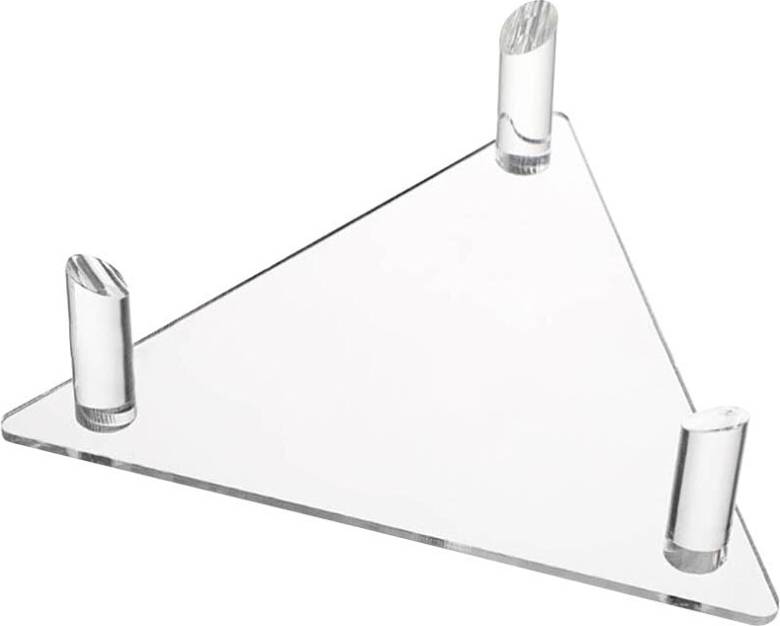 Acrylic Triangular Basketball Stand