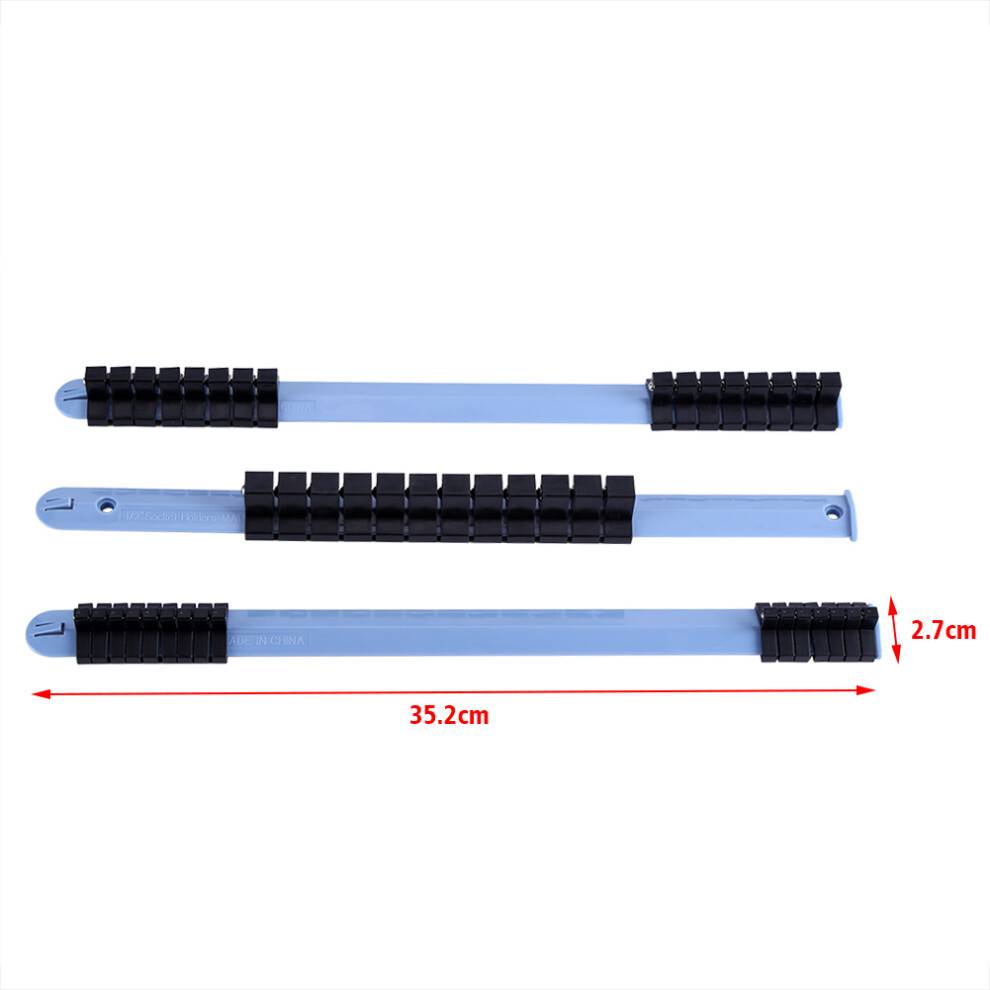 3Pcs Plastic Wall Mounted Socket Storage Rack