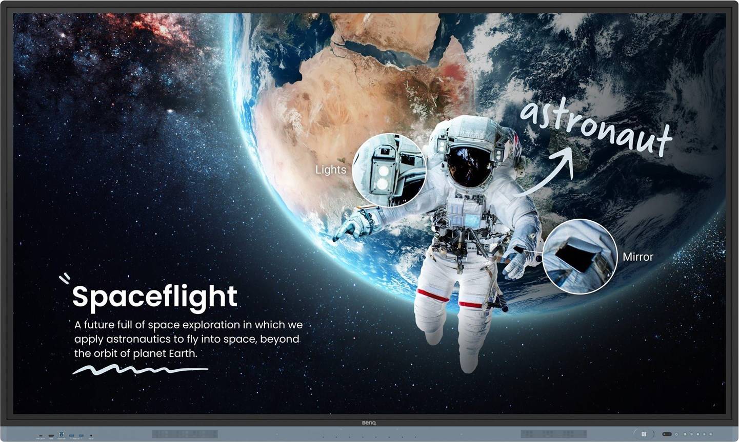 Benq 4k Benq RM7504 75 Inch 4K Direct LED Touchscreen