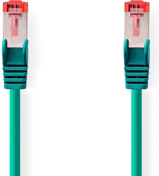 Nedis Kat 6 Kabel RJ45 Han 20m Runde LSZH Grøn 20m
