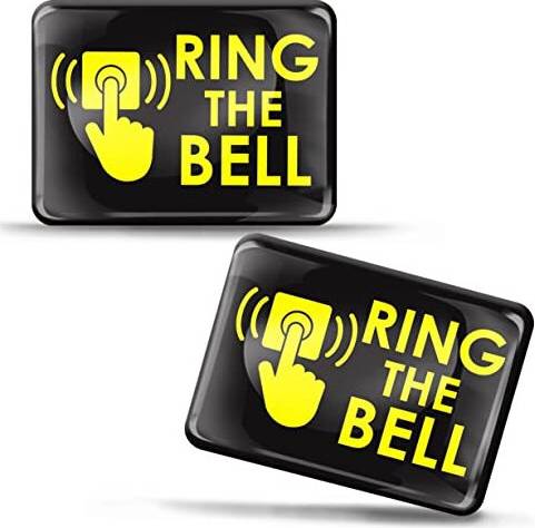 Ring alarm system 3D Gel Sign Notification Symbol Ring