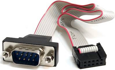 StarTech 16in 9 Pin Serial Pin Mount Cable