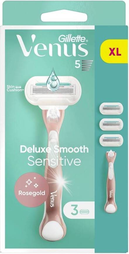 Gillette sensitive Gillette Venus Deluxe Smooth Sensitive Razor 3pcs