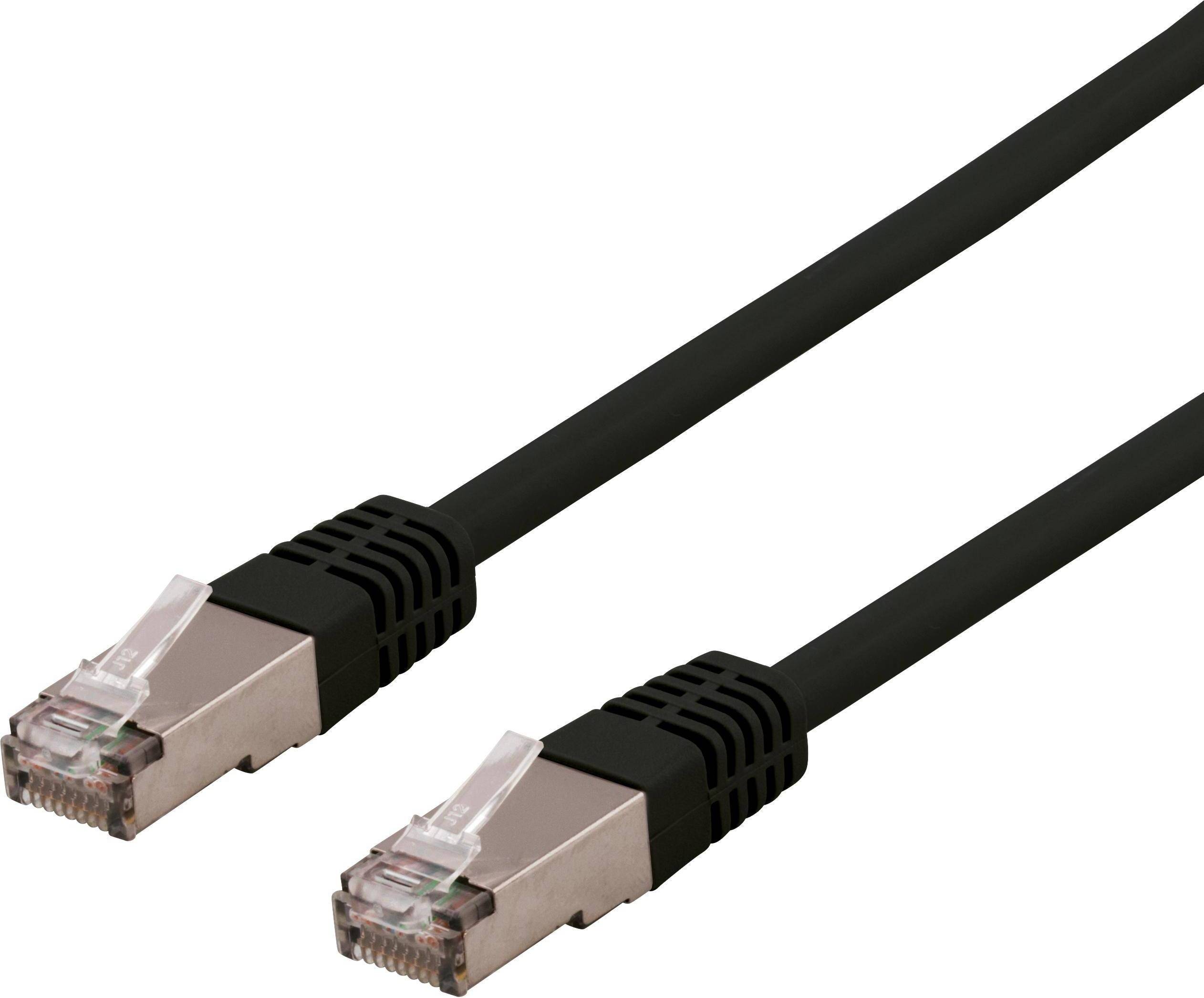 Deltaco S/FTP Cat6 RJ45 LSZH 20m