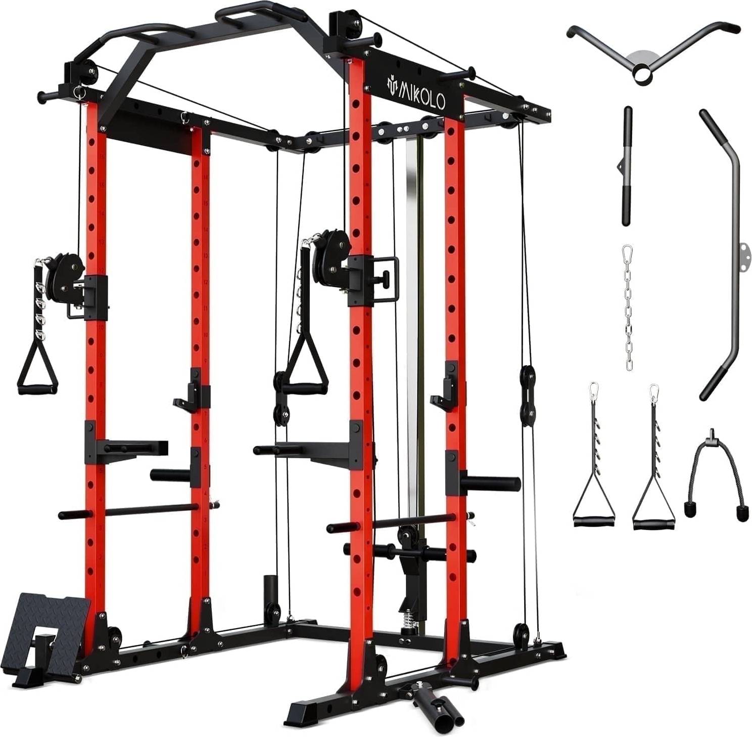 Power rack Power Rack Cage 1500 lbs With Cable