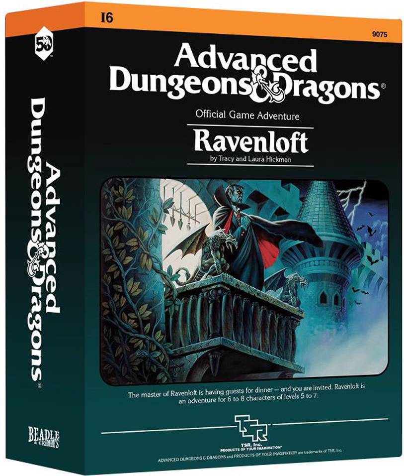 Dungeons & Dragons CClassic Module Dice Collection Ravenloft