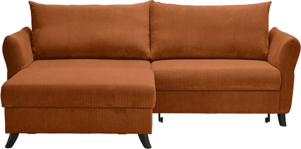 Stylife Livetastic Hörnsoffa Manchester Rostfärgad Soffa