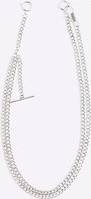 River Island Silver Rhodium Watch Chain