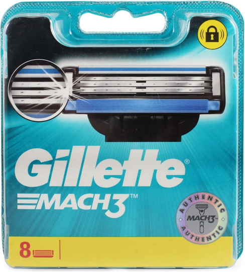 Gillette mach 3 Gillette Mach 3 Razor Blade Refills - 8 Count