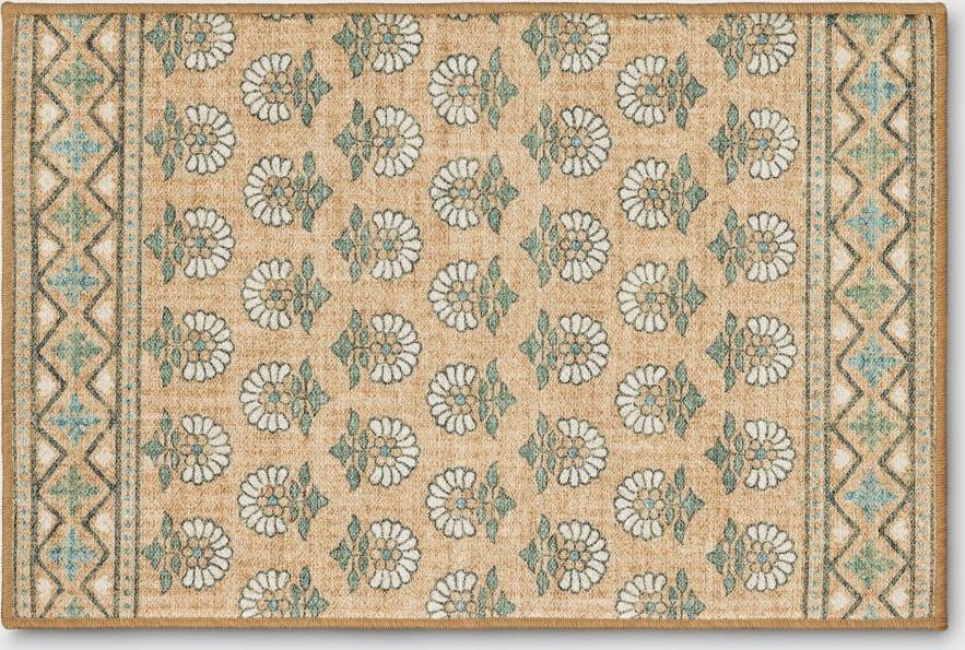 Threshold Comfort Mat Boho Accent Rug Yellow