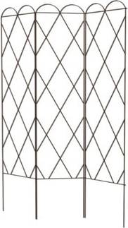 Rustic 3 Panel Expandable Pea Trellis Plant Support 162cm
