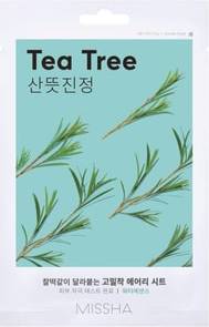 Missha Fit Tea Tree Refreshing Purifying Sheet Mask
