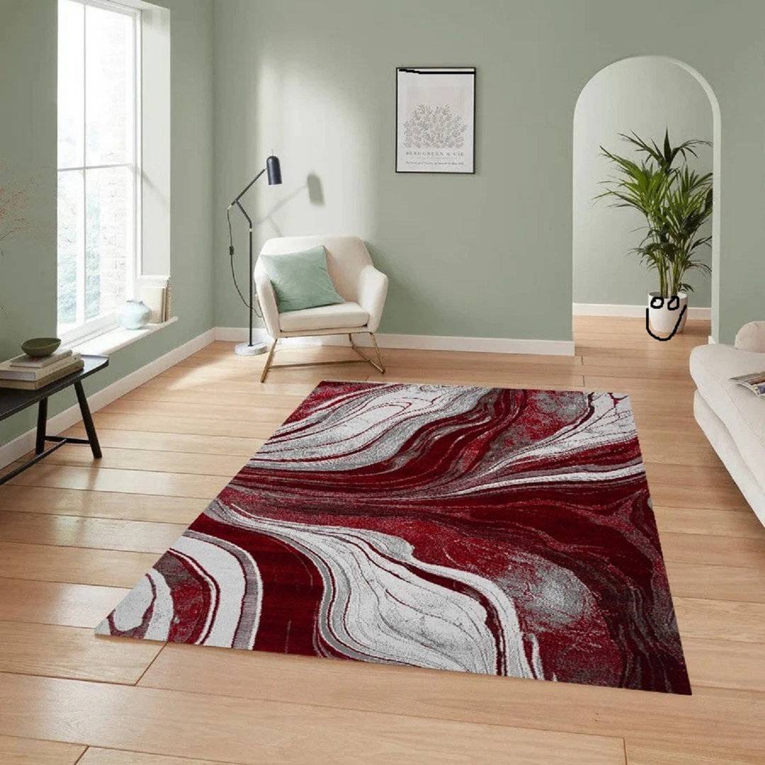 Large living room rugs East Urban Home Large Living Room Rugs Abstract Area Rug