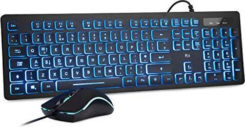 Rii Wired Keyboard And Mouse RK105 USB