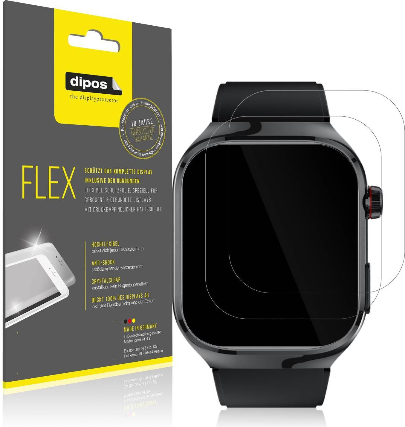 Dipos Screen Protector For Tk 16 Smartwatch
