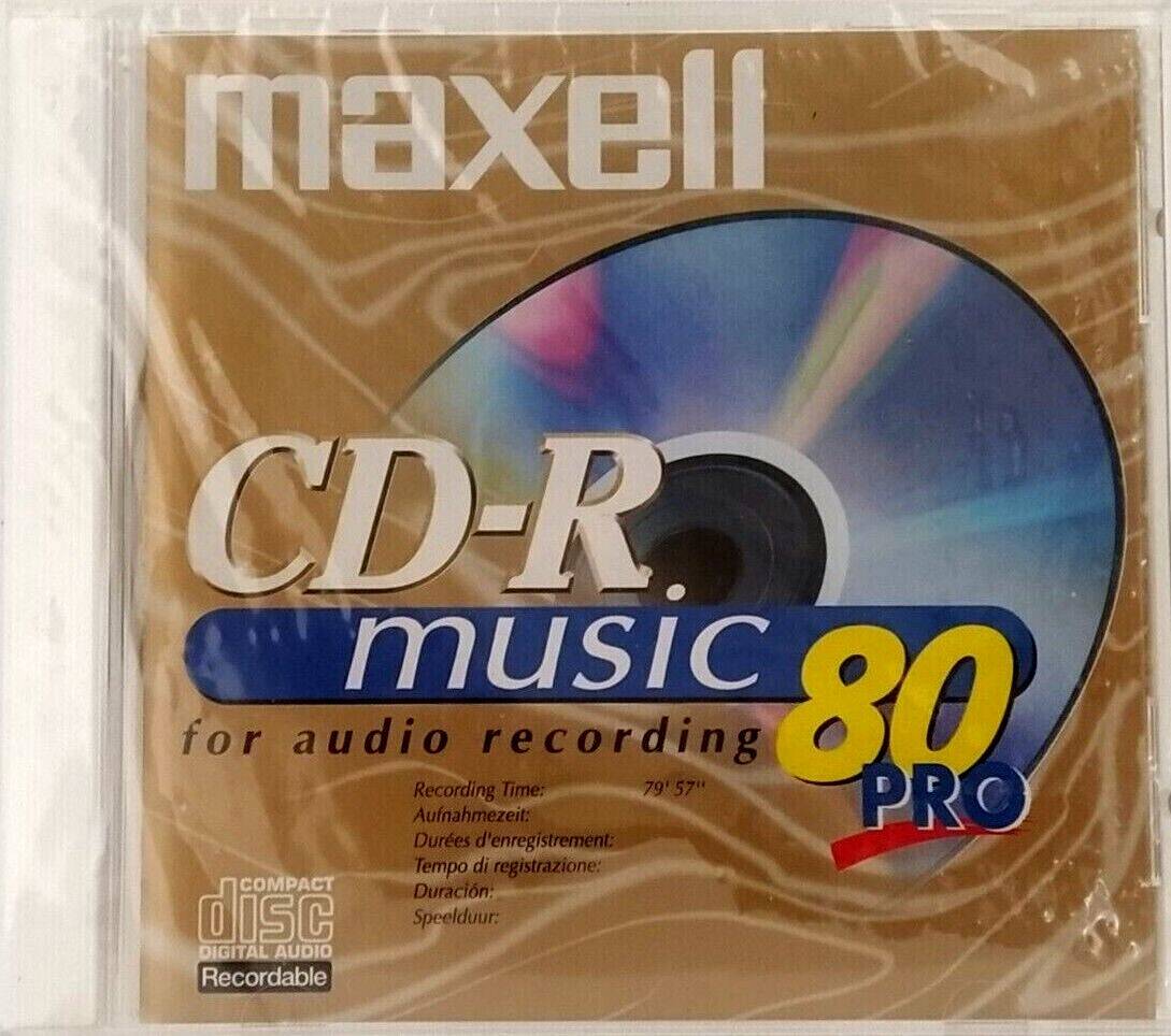 Maxell CD-R80 Pro Audio Music 80 Mins Disc