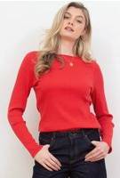 Langarmshirt Ashington - Rouge