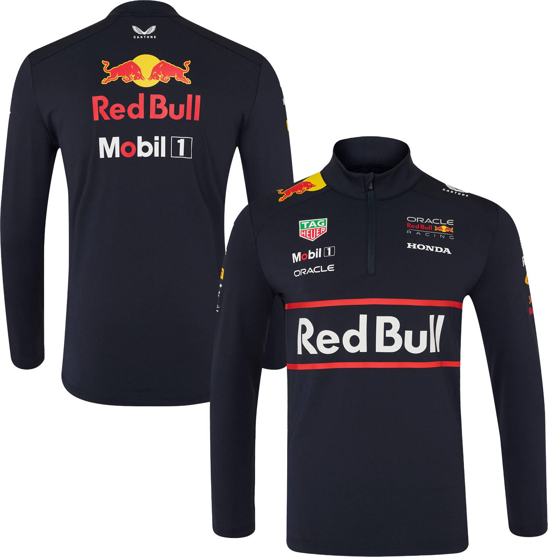 Red Bull Racing 2025 Team 1/4 Zip Midlayer - Navy
