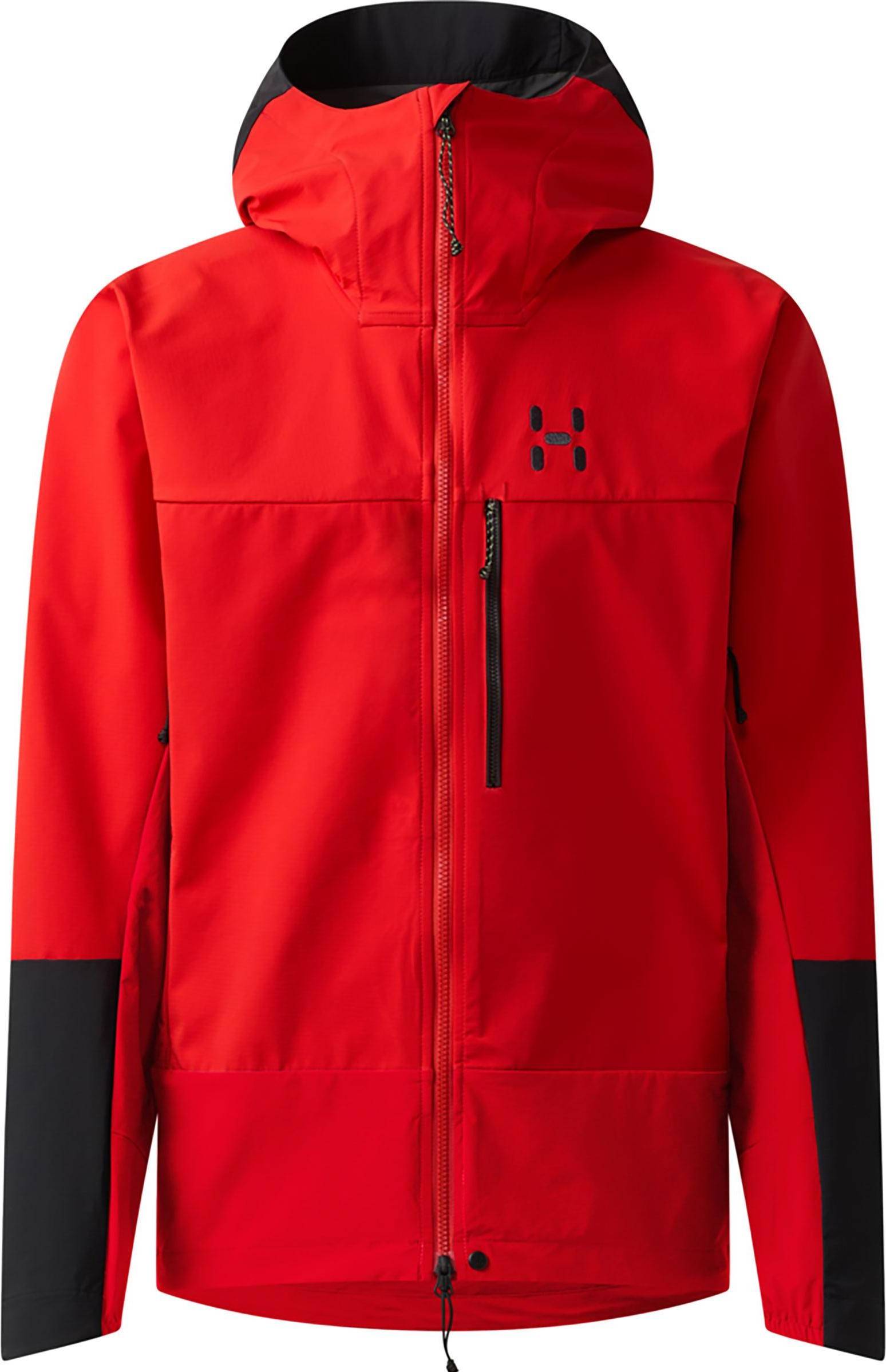 Haglöfs Roc Sight Softshell II Jacket Men Tech - Red/True Black