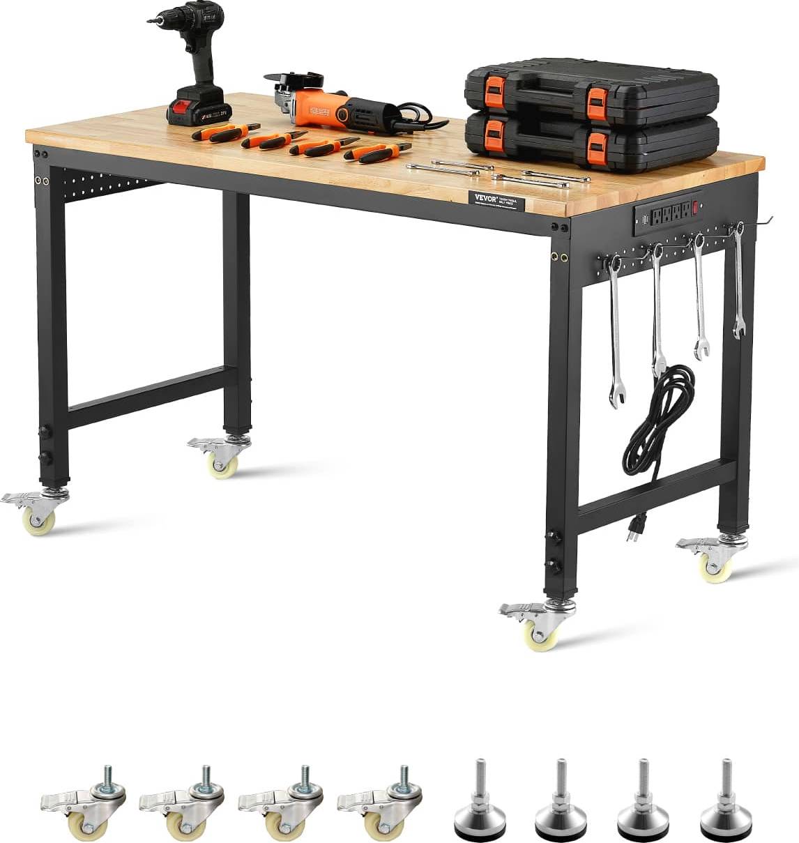 Adjustable workbench VEVOR 48-Inch Adjustable Workbench 2000 lbs