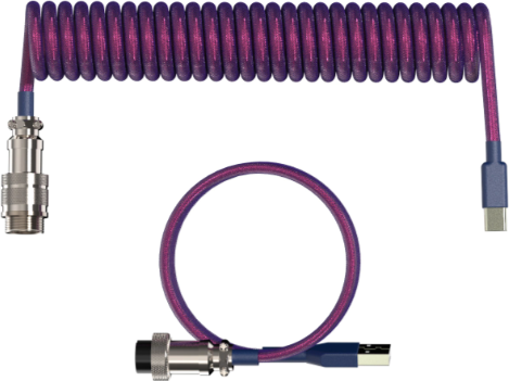 MaxCustom MaxCustom Aviator Coiled Cable USB-C