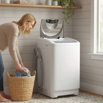 Dryers Homcom Portable Washing Machine 1.3 Cu Ft