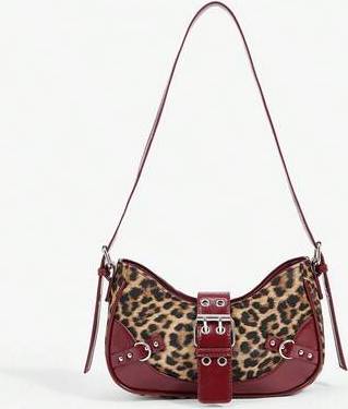 Shein Punk-Style Rivet Decor Adjustable Strap