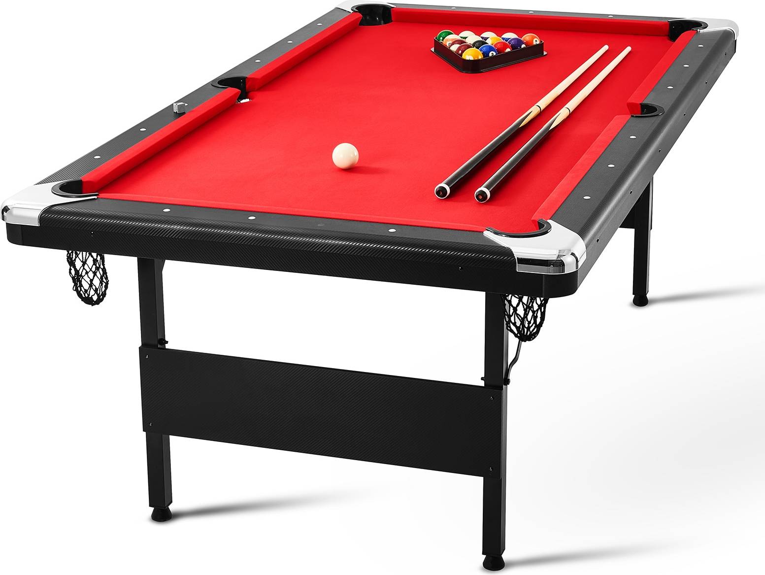 VEVOR 7 ft Portable Foldable Billiard Table Set