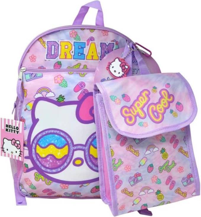 hello kitty backpack purple School hard shaped HK25-555S keeping hydration within reach Purple Reebok College Bags ACTIV