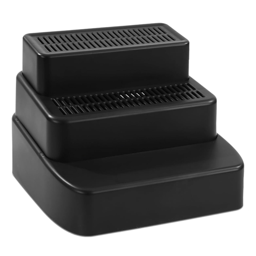 Saudism Adjustable 3 Steps Litter Box Ramp