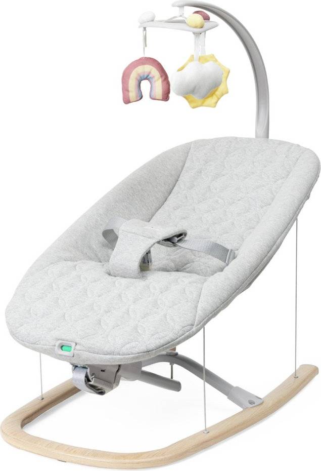 Zen Wave Rocker Wooden Grey