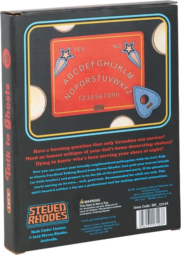 Steven Rhodes Let's Talk To Ghosts Board
