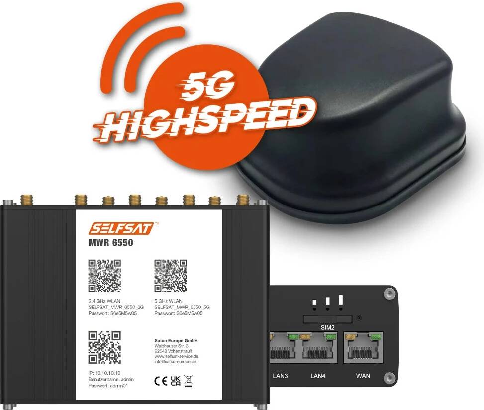 MWR 6550 5G WiFi 6 WLAN Router