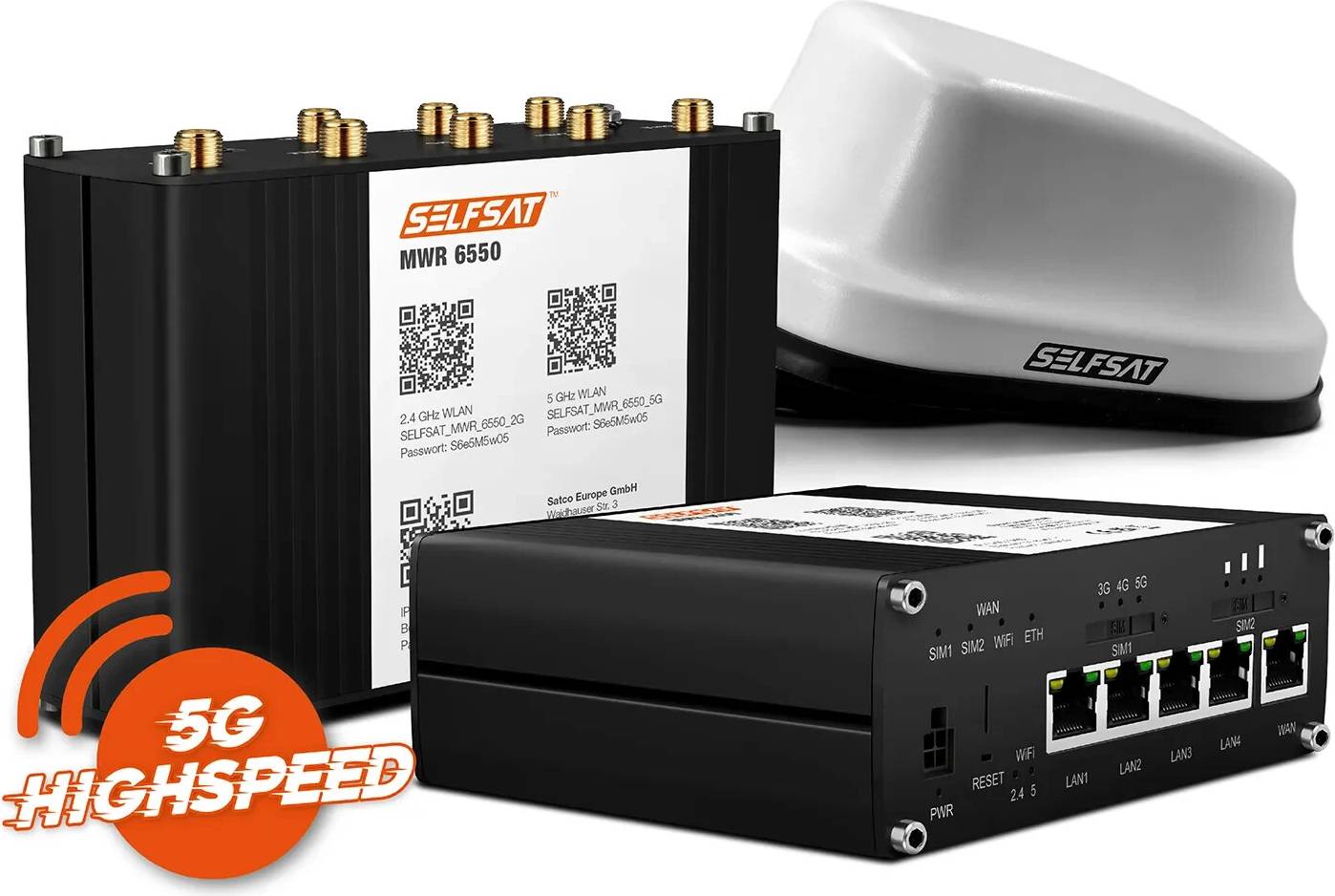 MWR 6550 5G WiFi 6 WLAN Router
