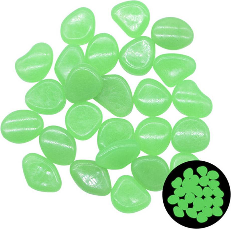 50pcs Glow Pebbles Luminous Stone Rocks