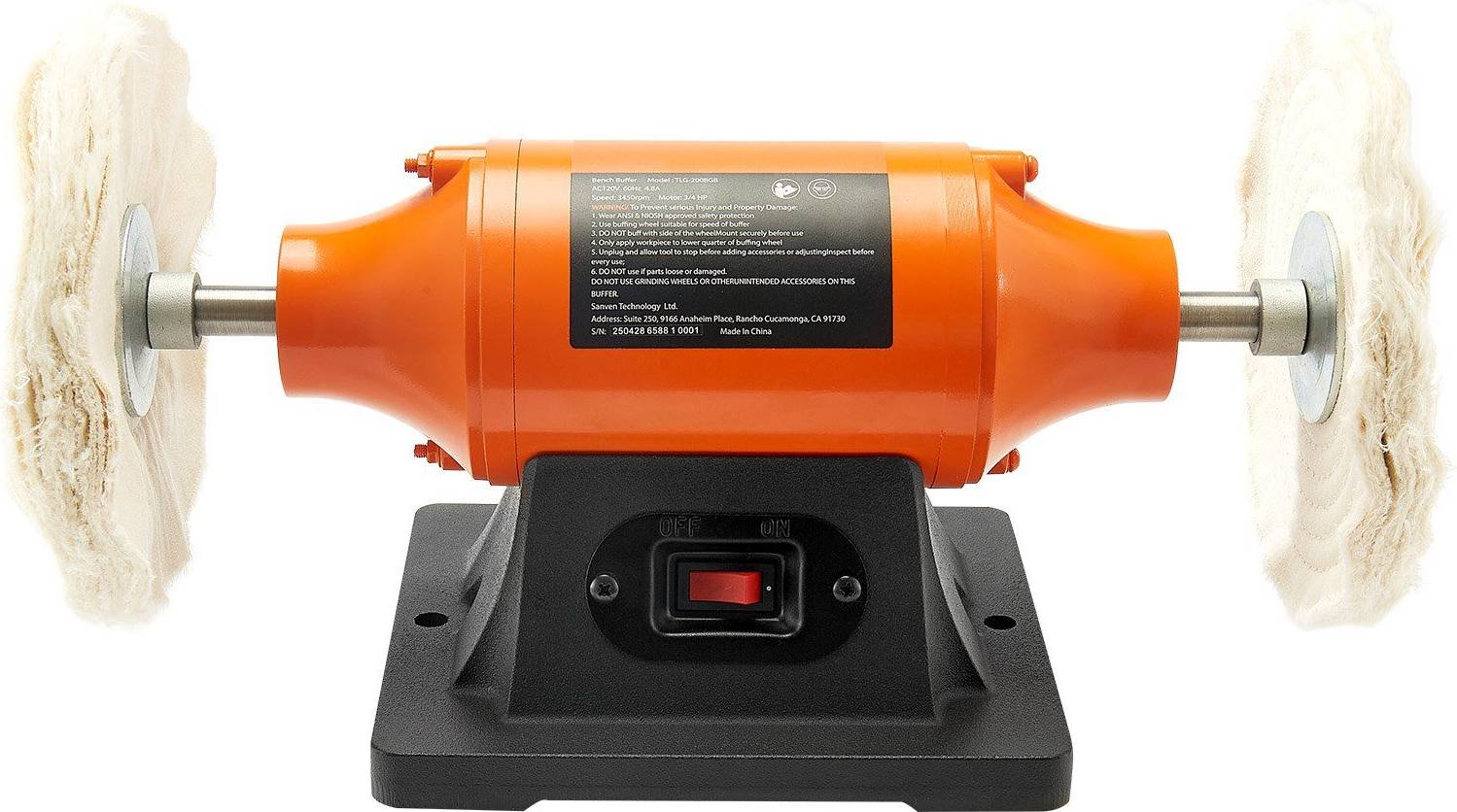 Buffer polisher VEVOR 8 8-Inch Bench Polisher Machine