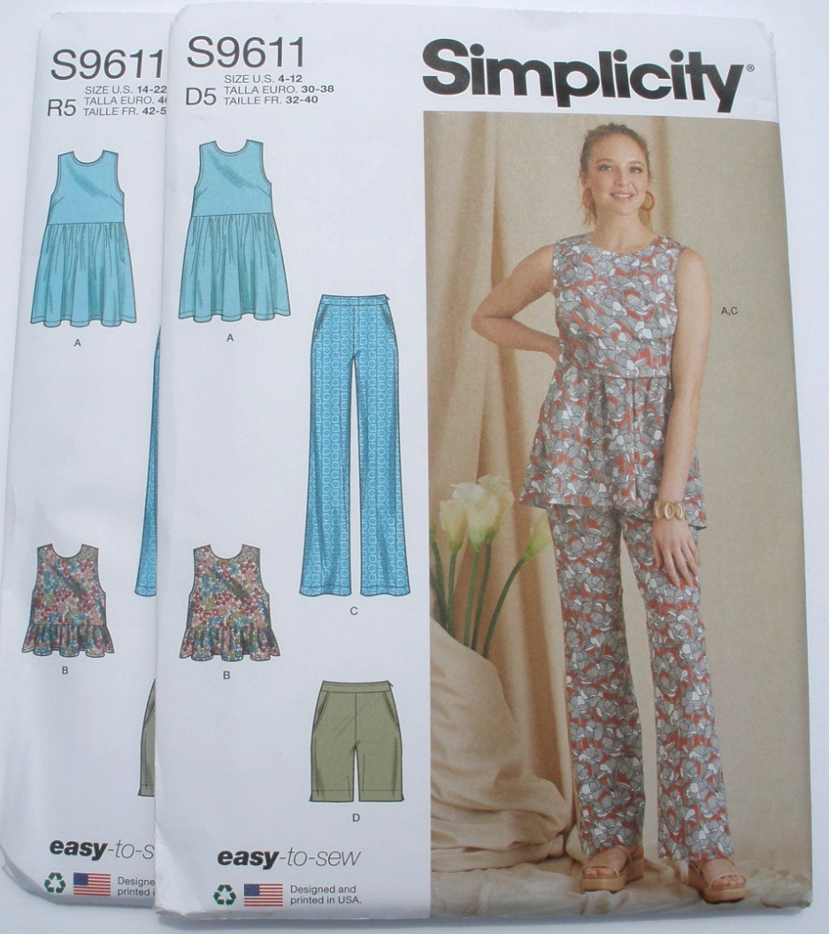 Simplicity Sewing Pattern 9611