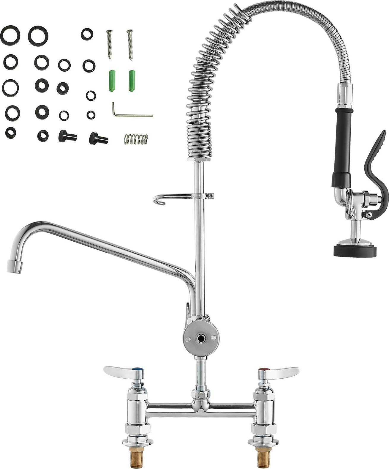 Commercial sink VEVOR Commercial Faucet Pre-Rinse Sprayer