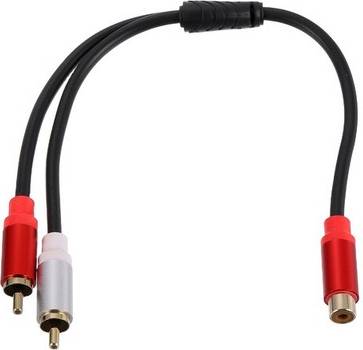 Uxcell 1ft Rca Splitter Cable Female To 2rca Male
