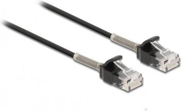 DeLock Netværkskabel RJ-45 25 cm Sort 0.2m