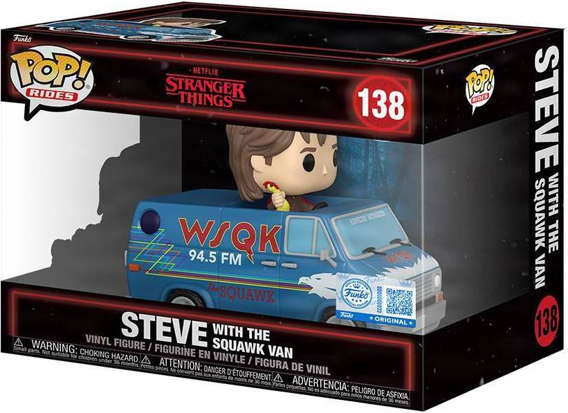 Funko POP Figure Rides Deluxe Stranger Things 5 Steve