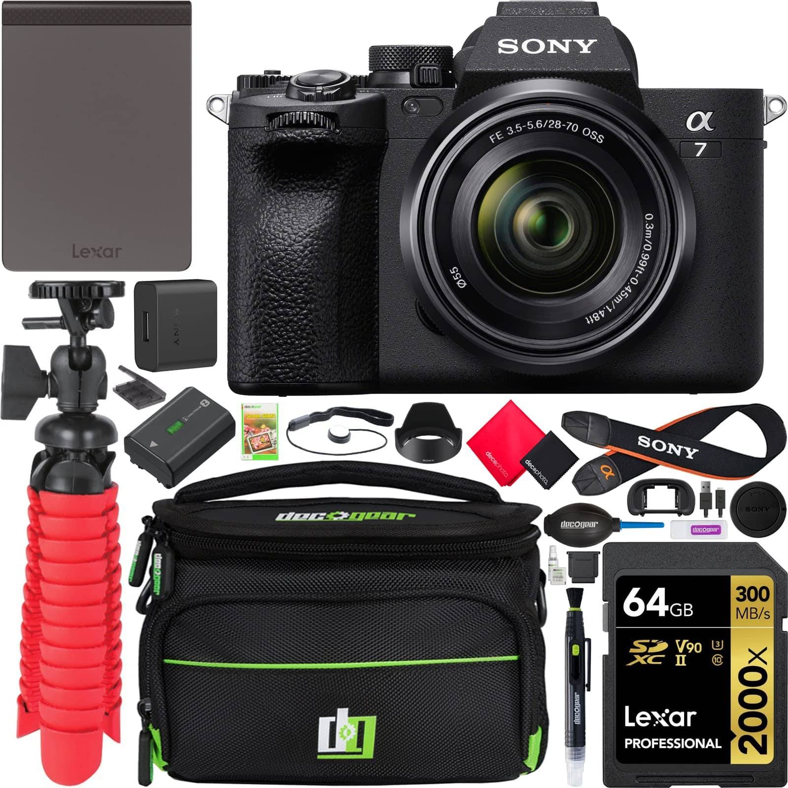 Sony a7 iv mirrorless camera Sony A7 IV Mirrorless Full Frame Camera Kit