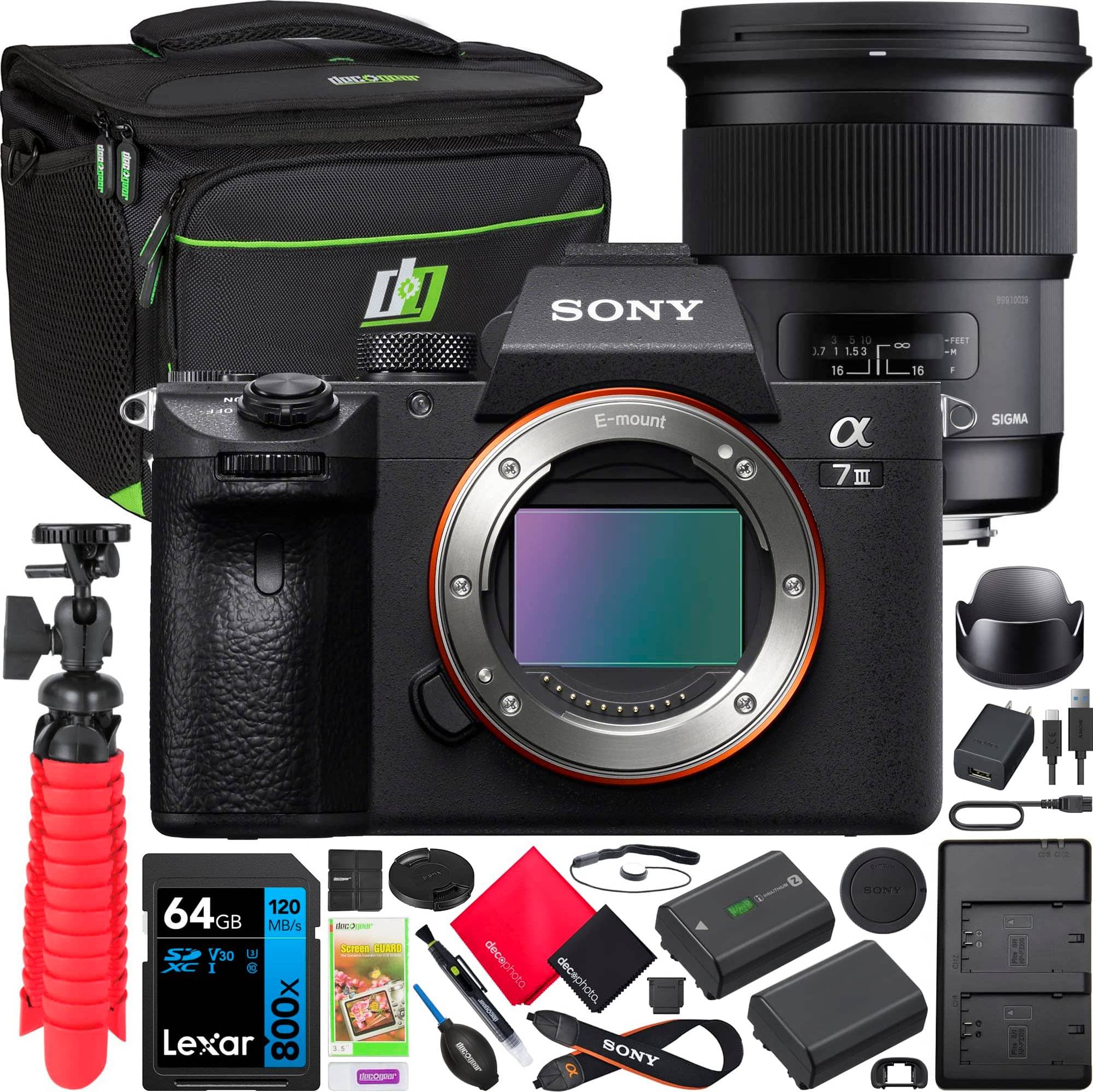 Sony a7 full frame mirrorless Sony A7 III Mirrorless Full Frame Camera Body Kit