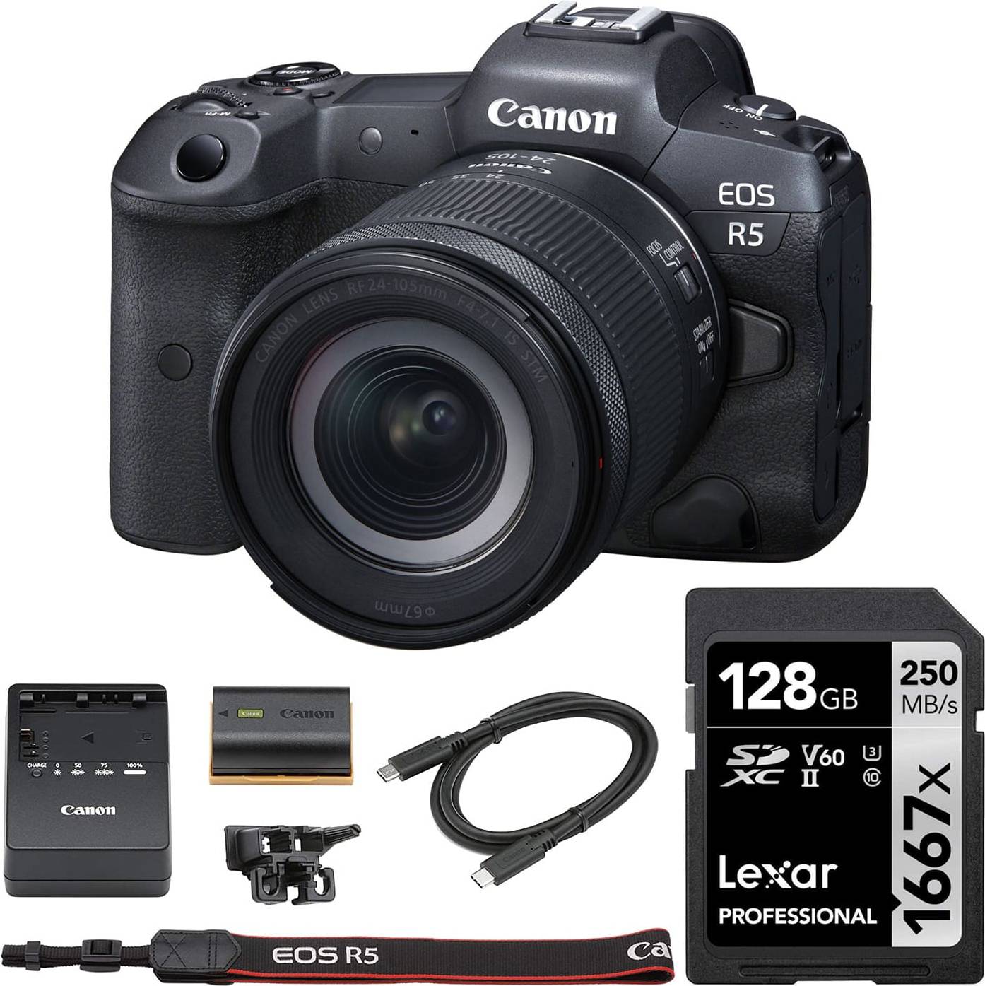 Canon eos r5 Canon EOS R5 Full Frame Mirrorless Camera Bundle
